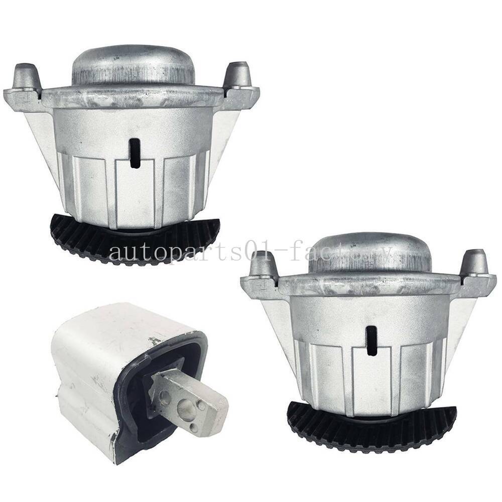 3PCS Engine Motor  Transmission Mount for Mercedes-Benz C300 C350 E350