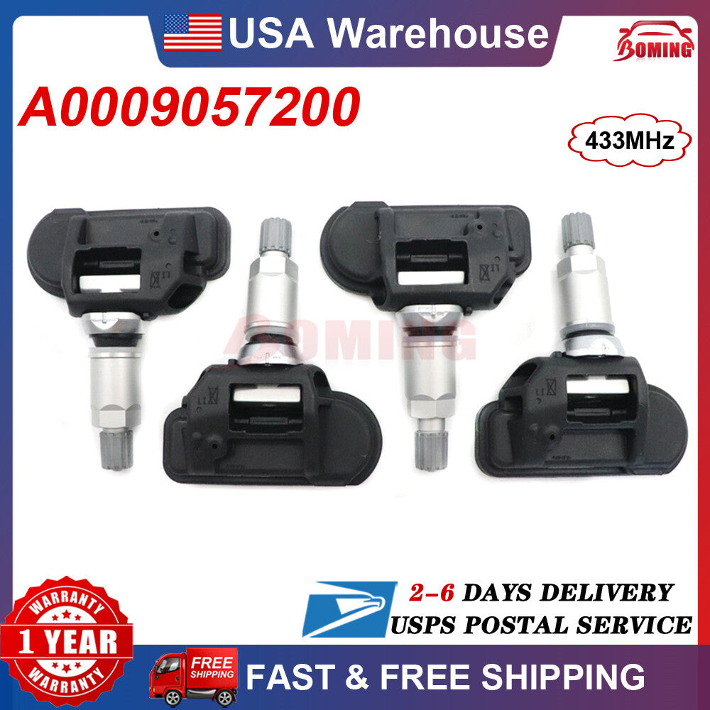 4x A0009057200 TIRE PRESSURE SENSOR TPMS for Mercedes-Benz E350 C250 C300 C350