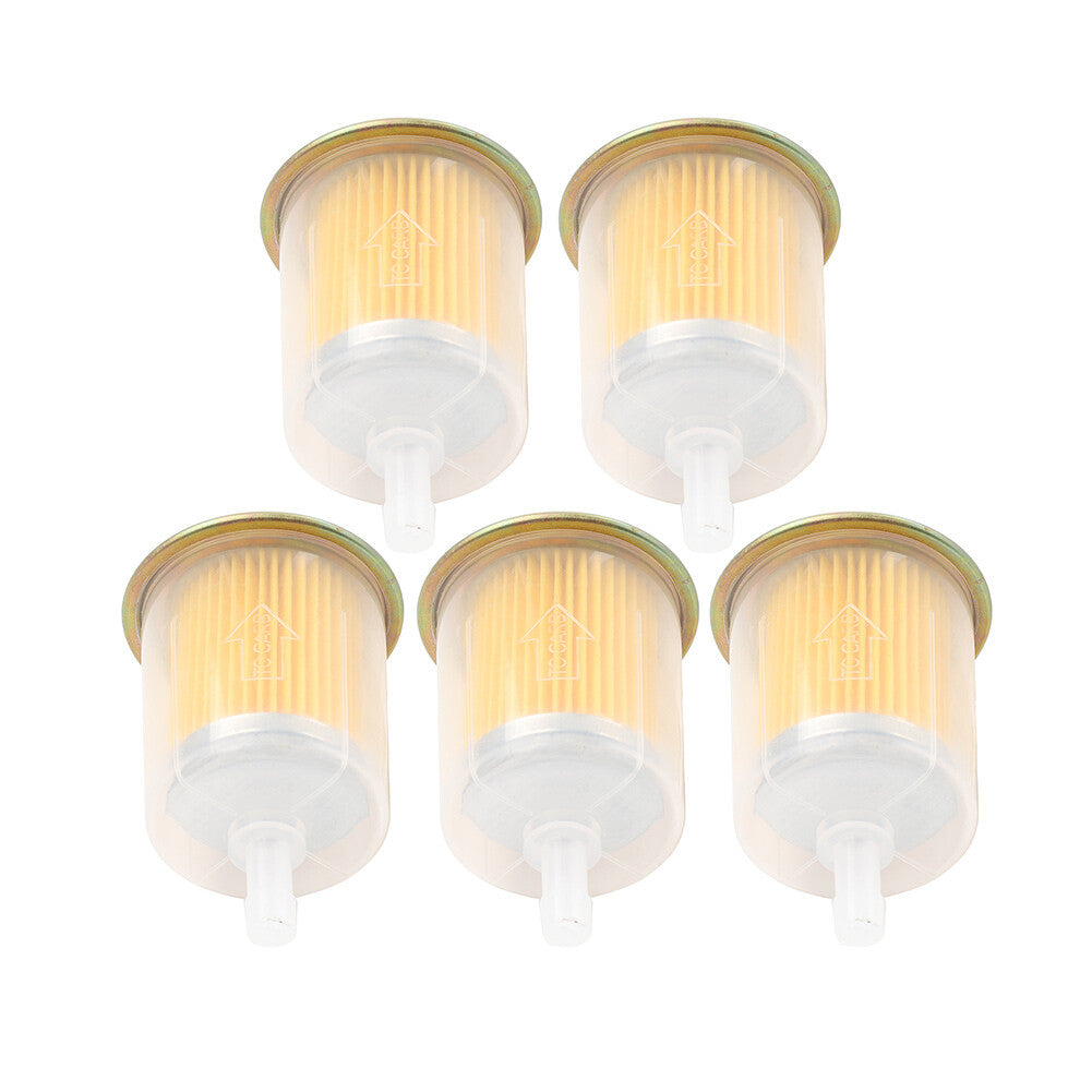 5Pcs 3/8 Fuel Filter Industrial Universal Motorcycle Inline Gas Fuel Line