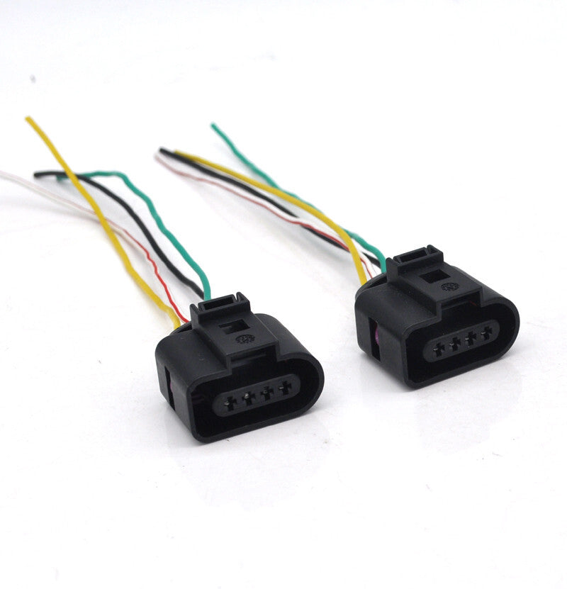 2x Retrofit Facelift LCI Headlight Adapter Cable Set for Audi A3 S3 8L 1996-2000
