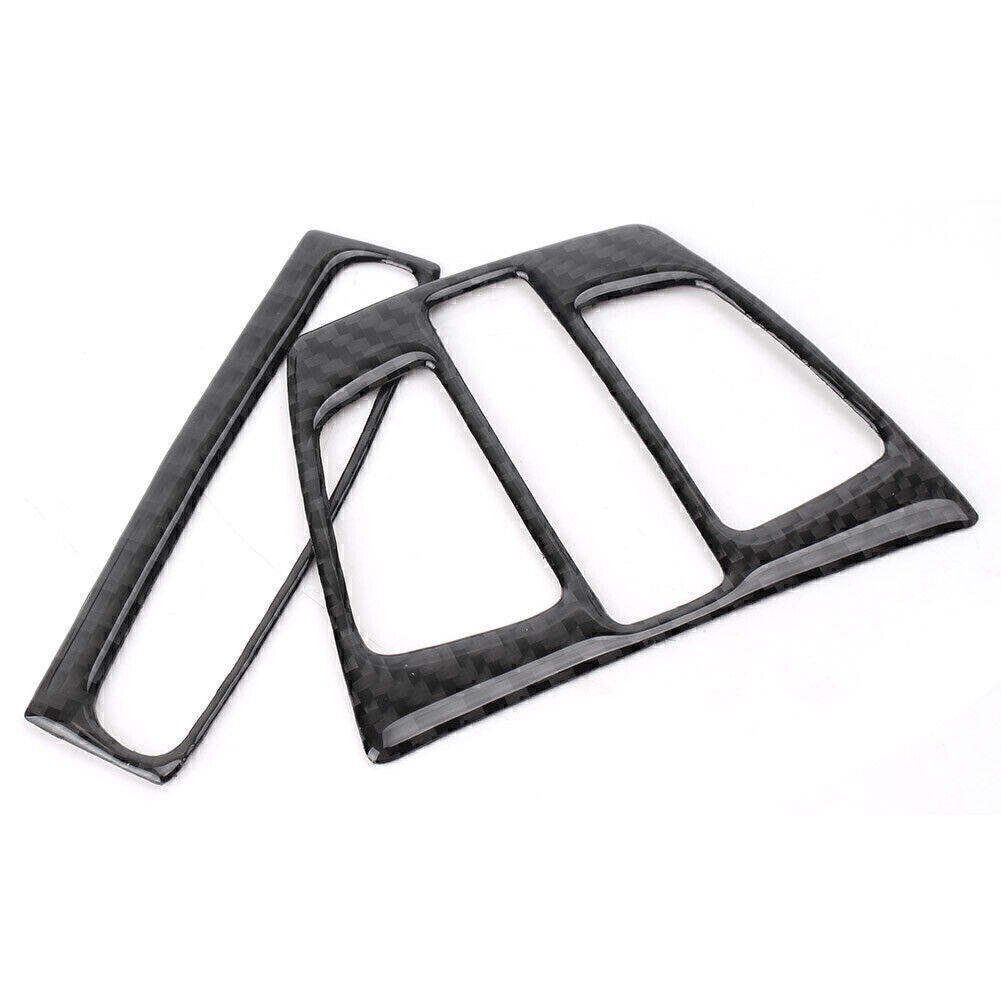 2x Carbon Fiber Reading Light Cover Trim Fit for BMW X1 X5 X6 F20 F30 F32 F34