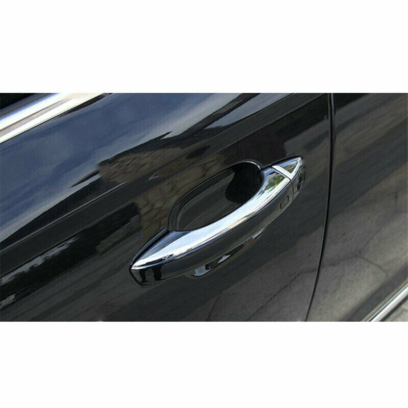 for Audi for A6 C7 12-17 8pcs Chrome Silver Car Door Handle Cover Trim