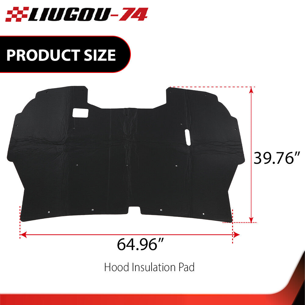 Truck under-cover insulation pad 92-97 F250 F350 with clip fits 92-96 for Ford F150