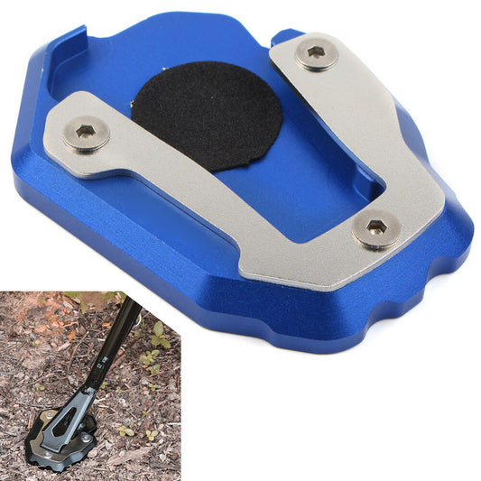CNC Kickstand Side Stand Extension Plate Fit for Honda CRF1100L L4 Africa Twin Blue