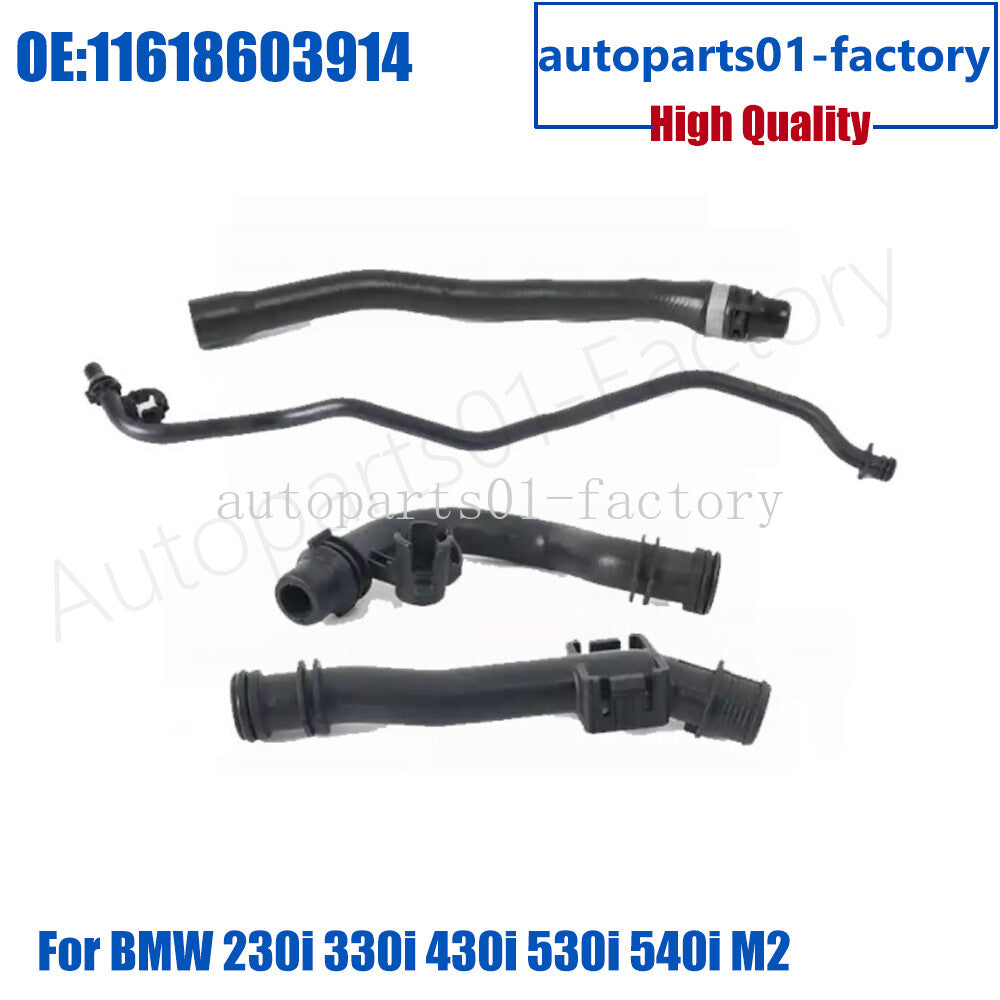 Set of 4PCS Engine Intake Manifold hose for BMW 230 330 430 530 740 X3 X4 2.0L
