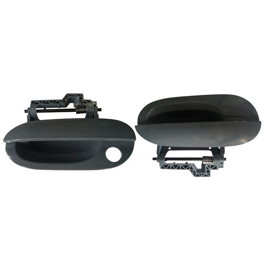 2Pcs Outside Front Door Handle Non-Remote Lock Left+Right For 5 Series E39