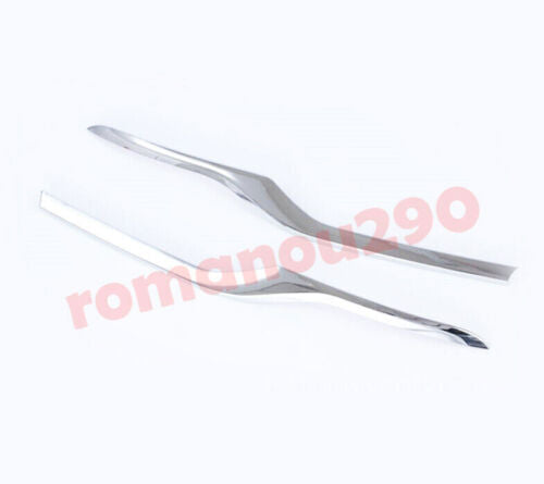 for Toyota Venza 2021-2023 Chrome Rear Lamp Tail Light Lid Strips Cover Trim ABS