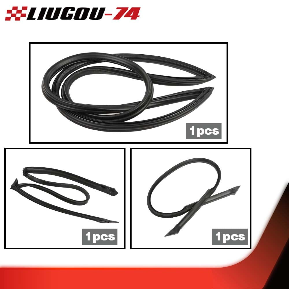 Weather Strip Seal Full Weatherstrip Kit Fits 84-89 for Corvette C4 Coupe Brand New