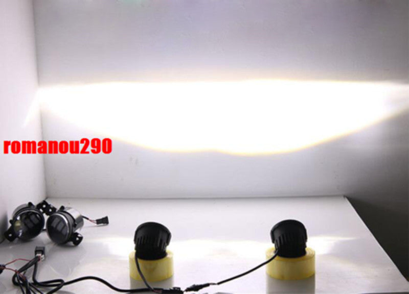 for Nissan Rogue Sport 2017-2019 LED Front Fog Light Driving Lamp Trim Retrofit