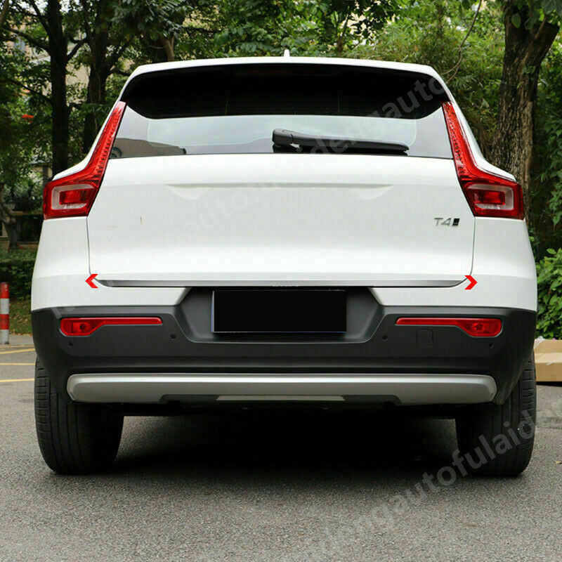 for Volvo XC40 2019 2020-2022 CHROME CAR REAR TRUNK TAILGATE DOOR LID STRIP TRIM