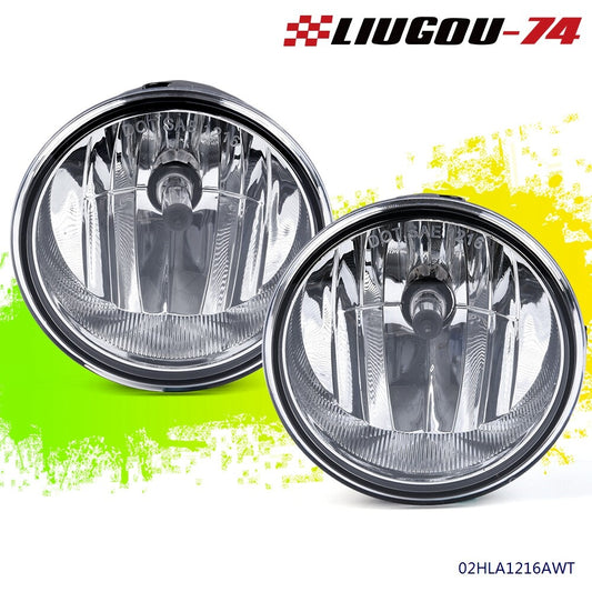pair of clear lens fog lights with bulbs suitable for 2006-2010 for Ford F-150 for Lincoln Mark LT