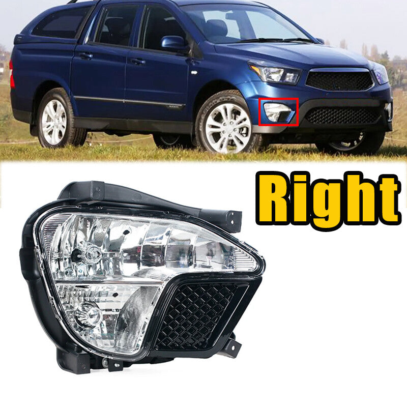Right for Ssangyong for Korando Actyon Sports 2012-2014 Front Fog Lamp With Halogen