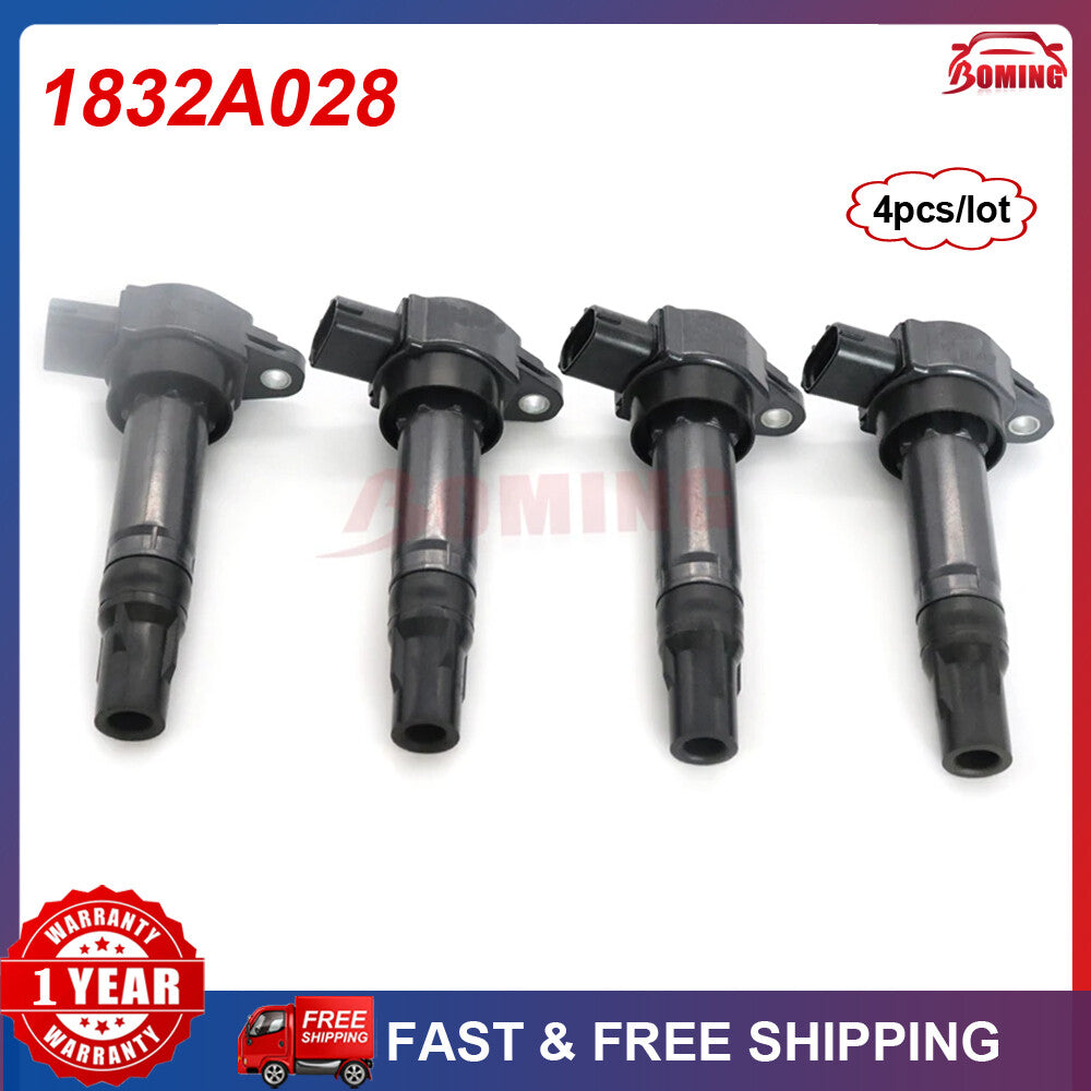 4x New Ignition Coil 1832A028 for Smart 451 Fortwo Coupe Cabrio 1.0 A1321580003