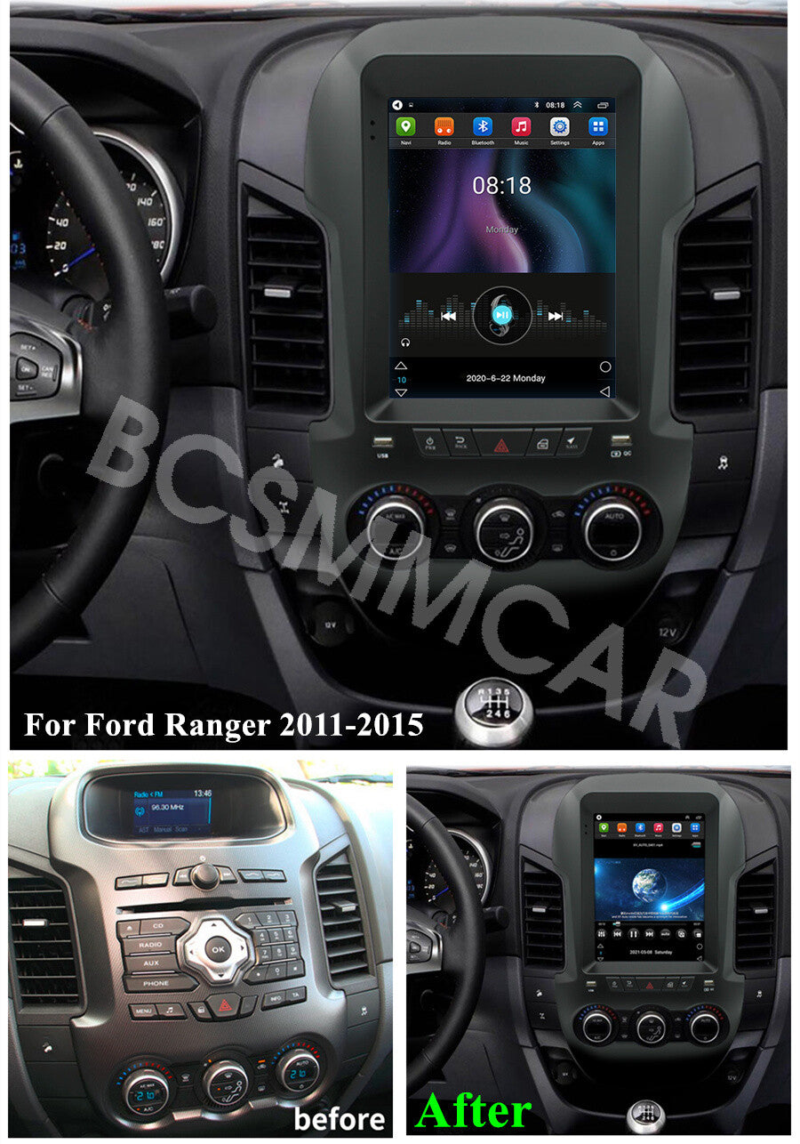 Fit For 2011-2015 for Ford Ranger 9.7 Android 13 Carplay Car Stereo Radio GPS WIFI