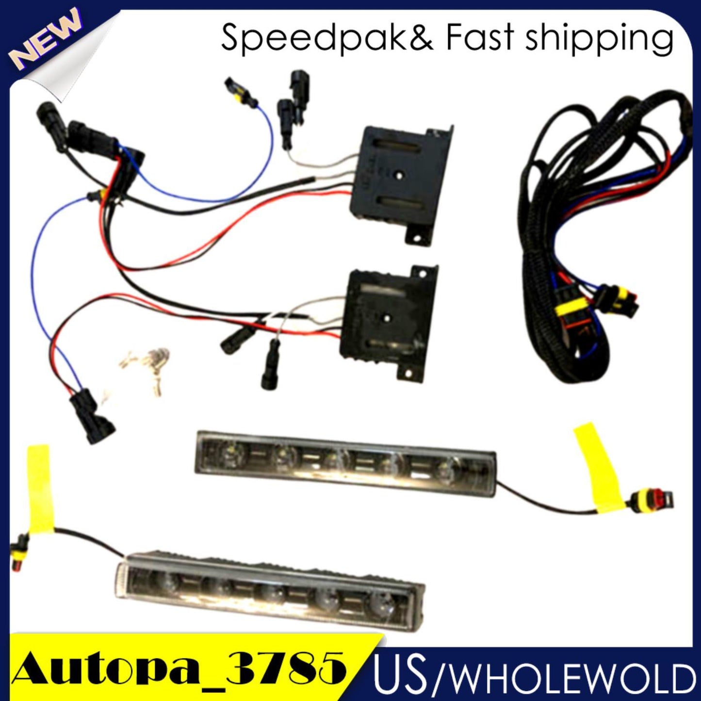 LED Daytime Runnig Light DRL kits Suitable For W463 for Mercedes-Benz G class Smoke