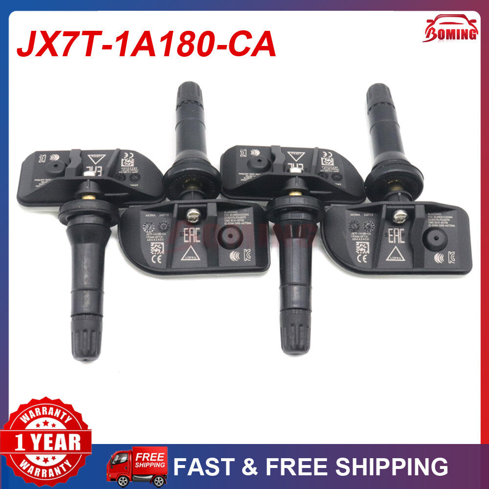 4PCS NEW MOTORCRAFT TPMS Sensor JX7T-1A180-CA For 2020 for LINCOLN AVIATOR 433MHz