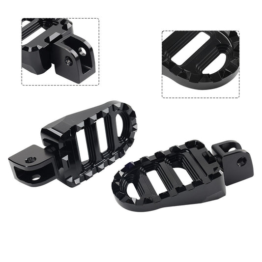 Black Front Footrests Foot Peg For Meteor 350 2021-2023 Classic 350 2022-2023