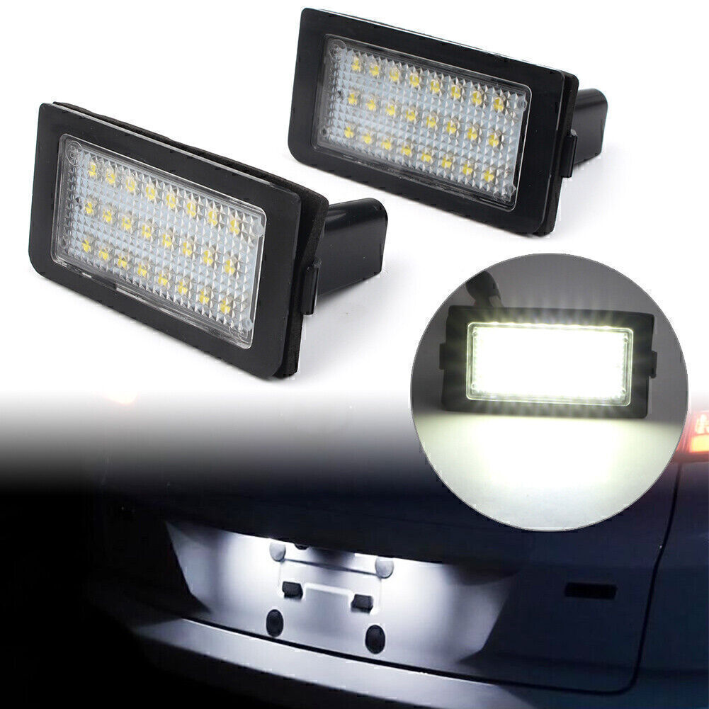 2x LED License Number Plate Light Fit 1995-2001 for BMW E38 7 Series CanBus 24-SMD