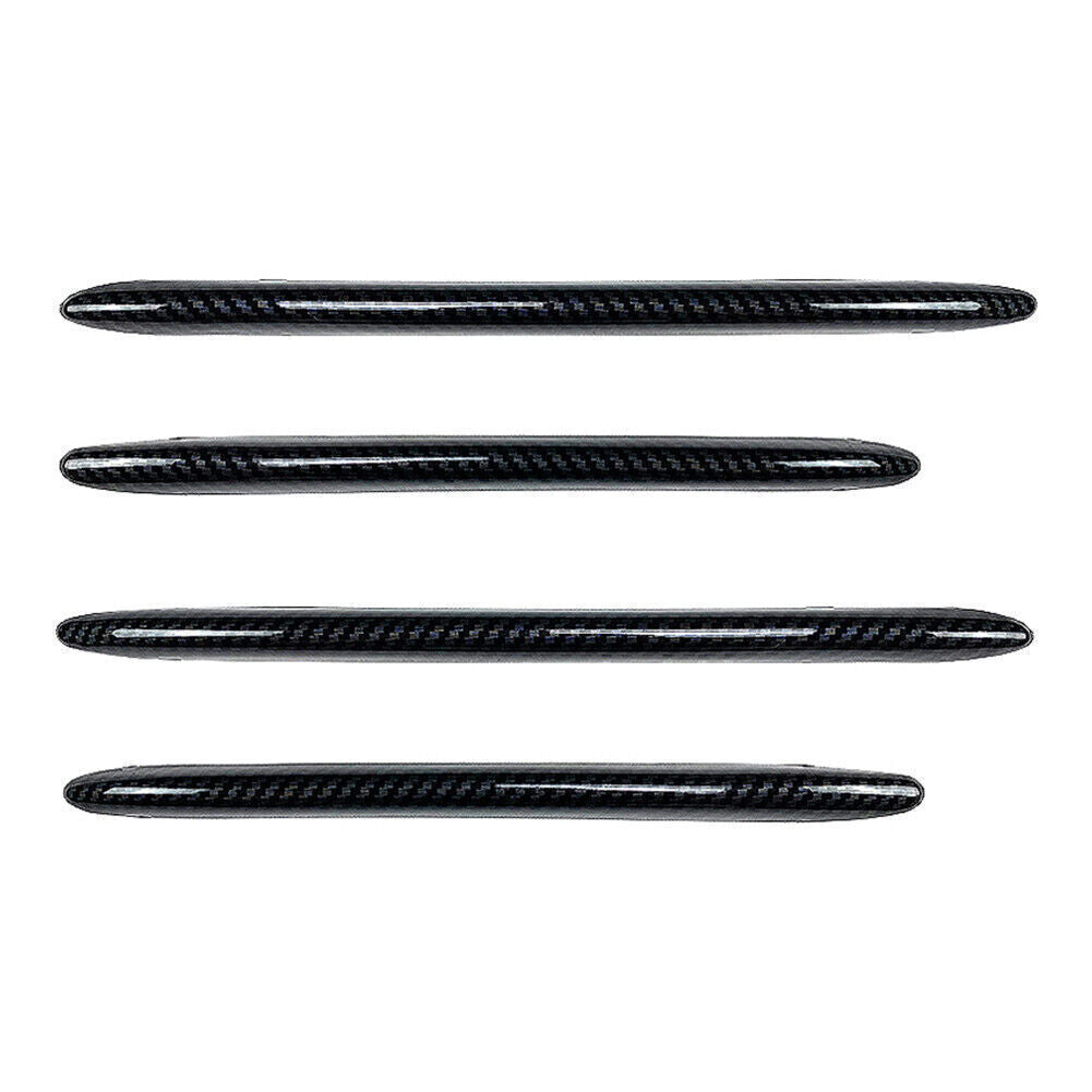 4x Carbon fiber Front Bumper Splitter Fins Body Spoiler Fit for Benz C-Class W206