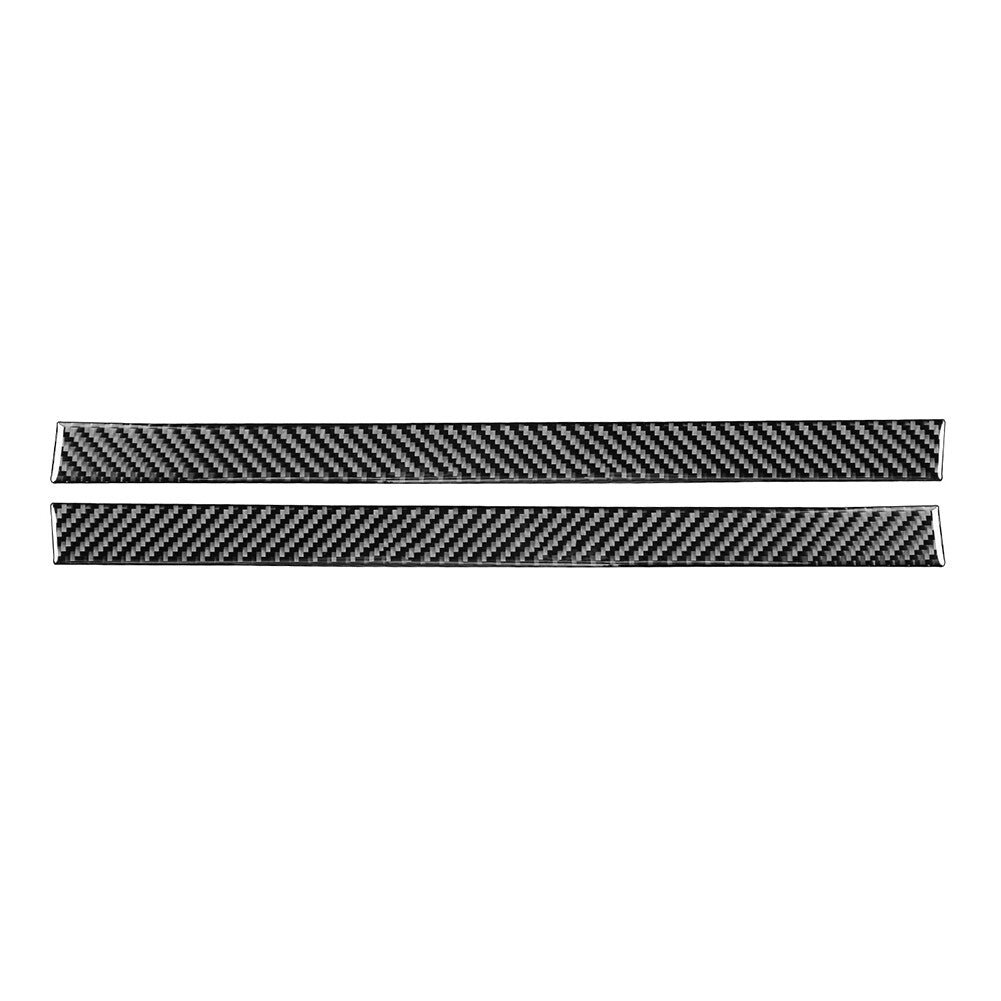 2x Carbon Fiber Rearview Mirror Anti-Scratch Strip Trim Fit for Toyota Tundra 14-21