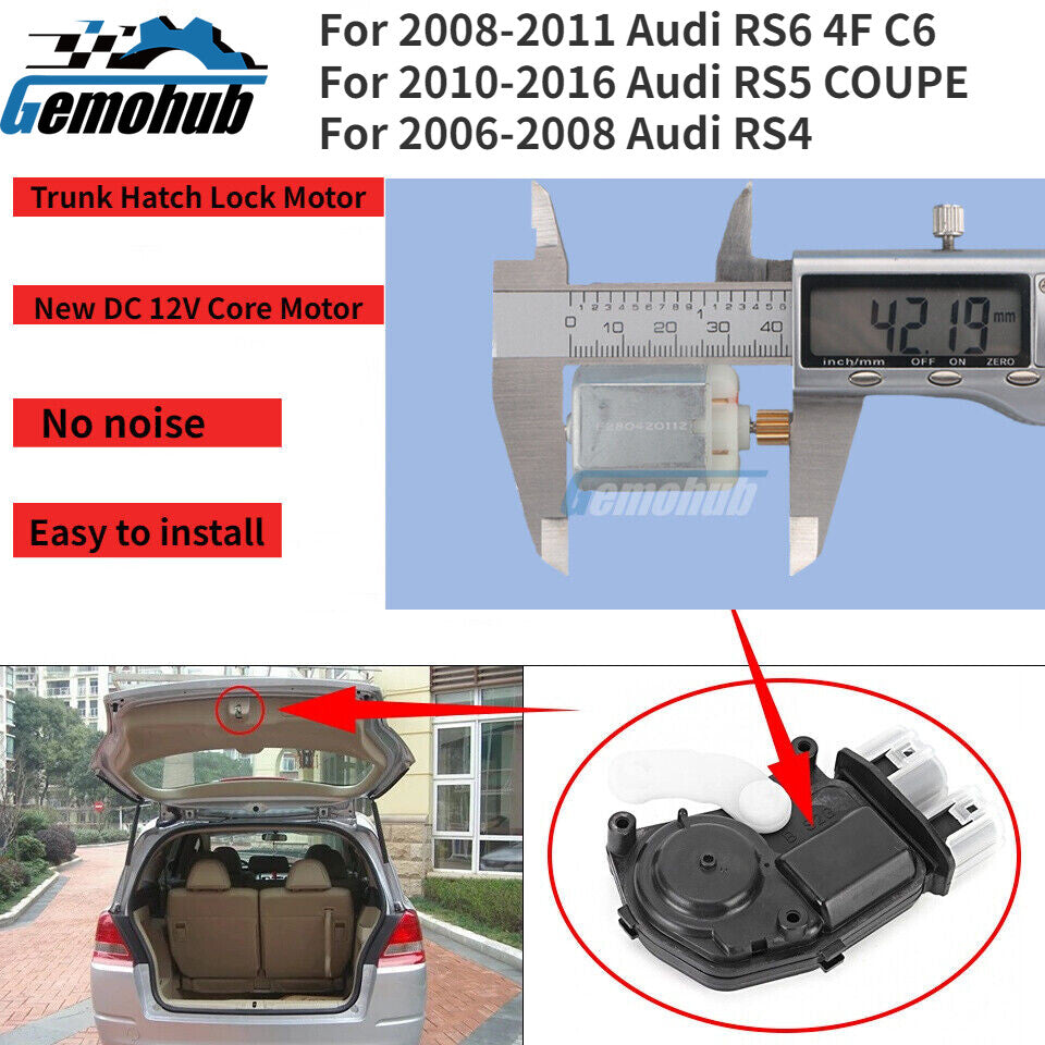 Power Trunk Lock Latch motor for Audi 06-2008 RS4 08-2011RS6 10-2016 RS5 COUPE