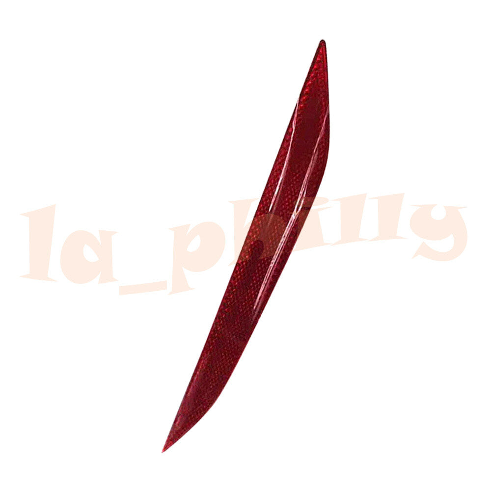 Fits 2017-2022 for Alfa Romeo Stelvio Red Rear Left Bumper Reflector Rear Brake Lamp