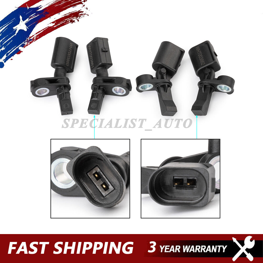 4PCS ABS Sensor for Volkswagen Polo 2017 TSi 1.2L WHT003857 WHT003858 WHT003863