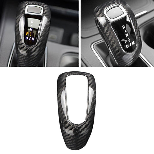 Carbon Fiber Car Gear Shift Knob Cover Trim Fit for Cadillac XT4 2018-2020 2019