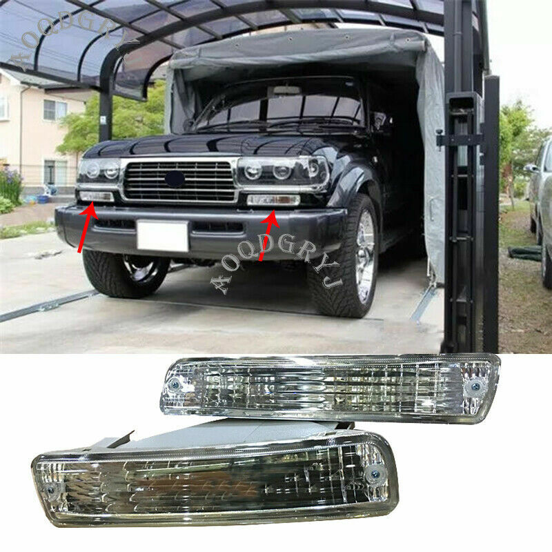 2p Front Bumper Indicator Turn Signal Light 1991-97 for Toyota for Land Cruiser 80