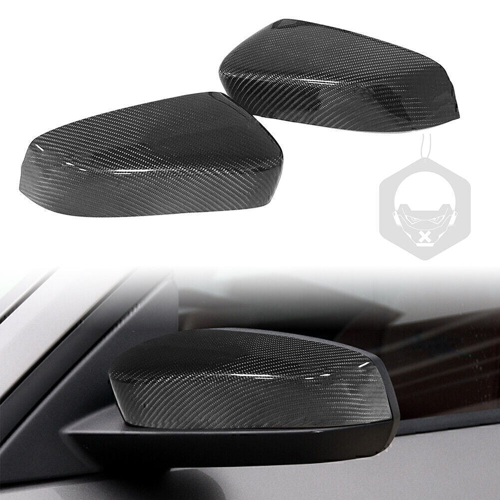 Carbon Fiber Add-On Car Side Mirror Cover For 2009-2013 09 for Ford for Mustang GT/Coupe