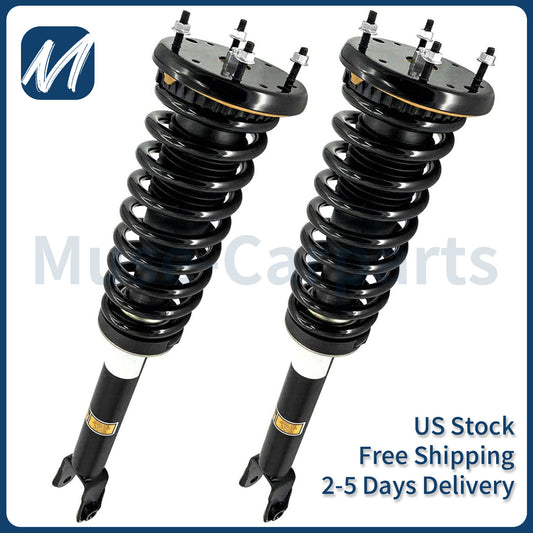 Two Assy front shock absorber struts for Mercedes W211 S211 E350 4Matic 3.5L V6 (2006-2009)