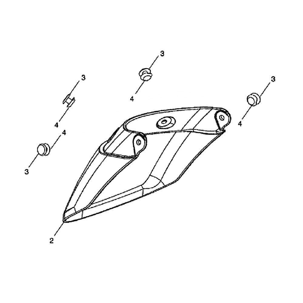 Motorcycle Front Fender Extension Mudguard Extender for Triumph Trophy 1215 / SE