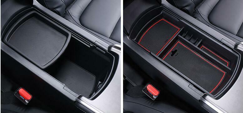ABS black Tray Console Armrest Storage Glove BOX for Honda Accord 2018-2021
