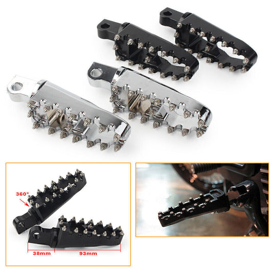 For XG500 XG750 Sportster XL883 XL1200R Dyna MH CNC Rear Foot Pegs Footrest