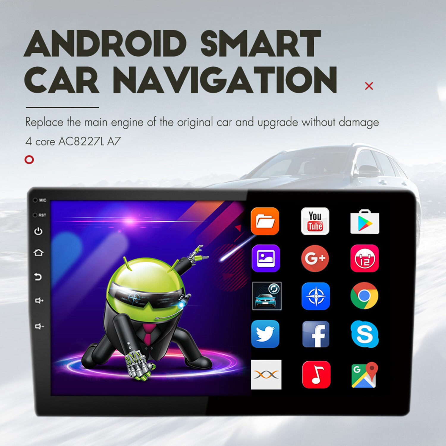 Car Stereo Radio for Ford F-150 2009-2014 RDS GPS Navi Android 12 Set