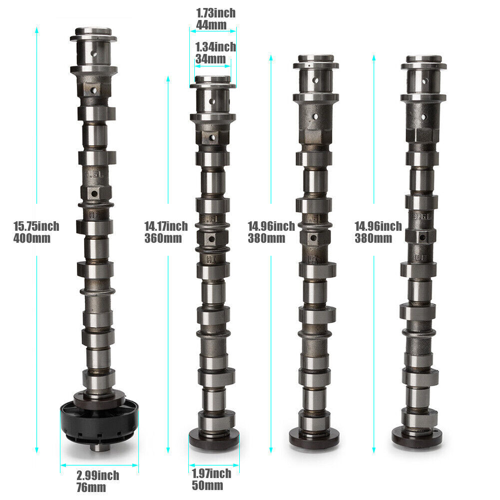 Four engine camshafts suitable for Jeep for Wrangler , for Dodge Caravan Durango 05184377AF 11-15 3.6L