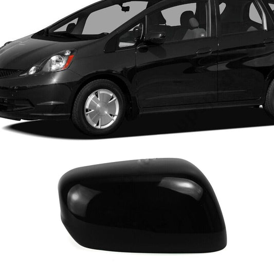 Black Right Passenger Side Rearview Mirror Cap Cover for Honda Fit/Jazz 2009-13