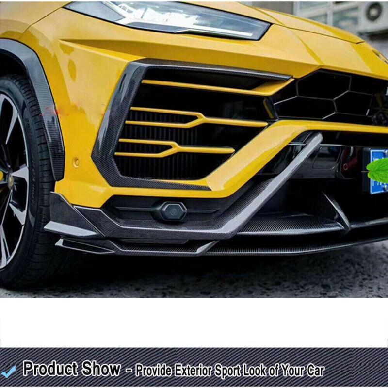 Dry carbon fiber front bumper vent cover trim for Lamborghini Urus 2018 - 2021