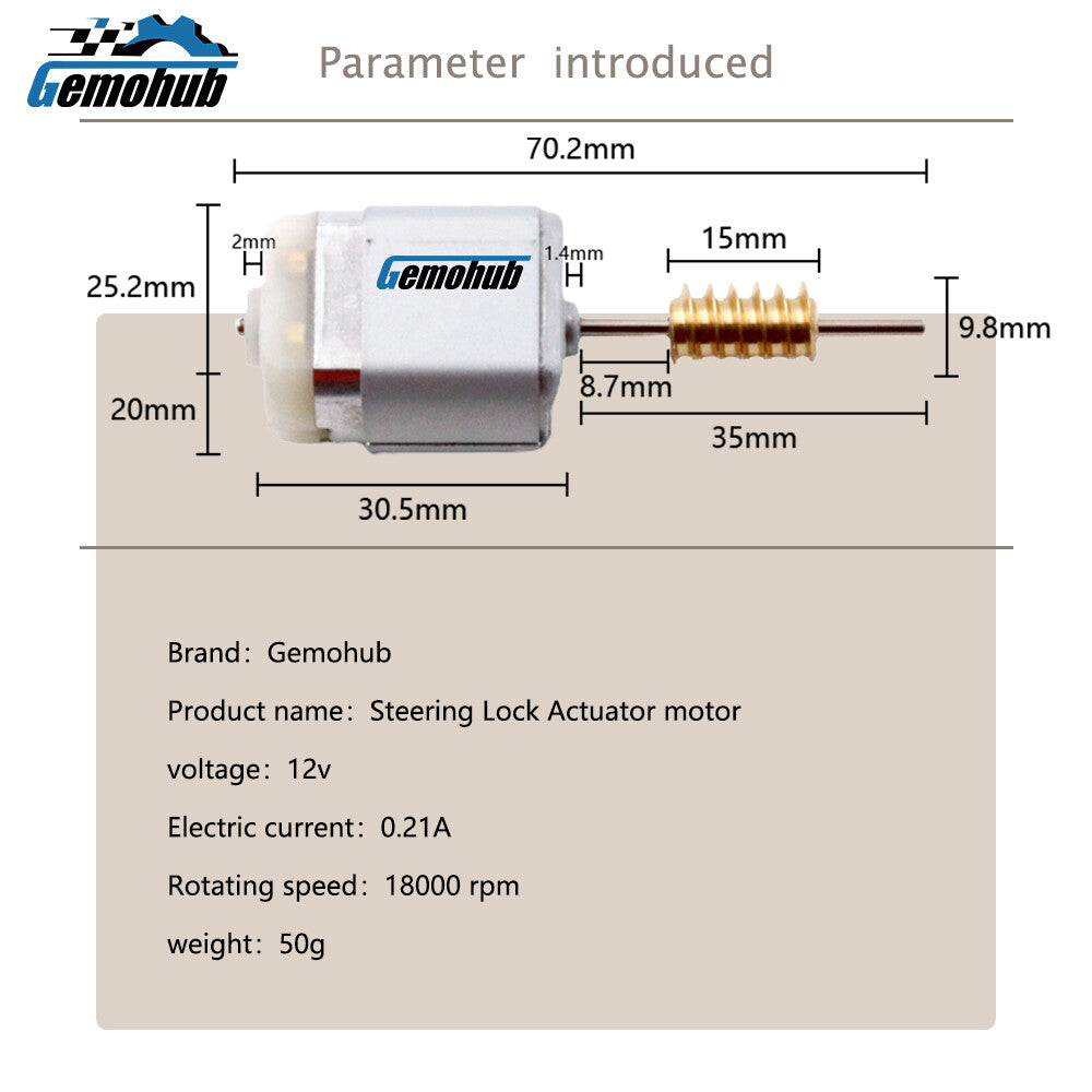 Steering Column Lock motor For 19-2023 for Peugeot 2008 GT P24 10-2018 for Peugeot 5008