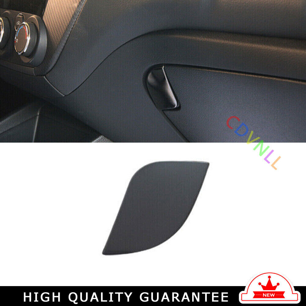 for Co -Pilot Storage Box Handle Sticker Trim for Kia K3 Forte 14-2018 Black Steel