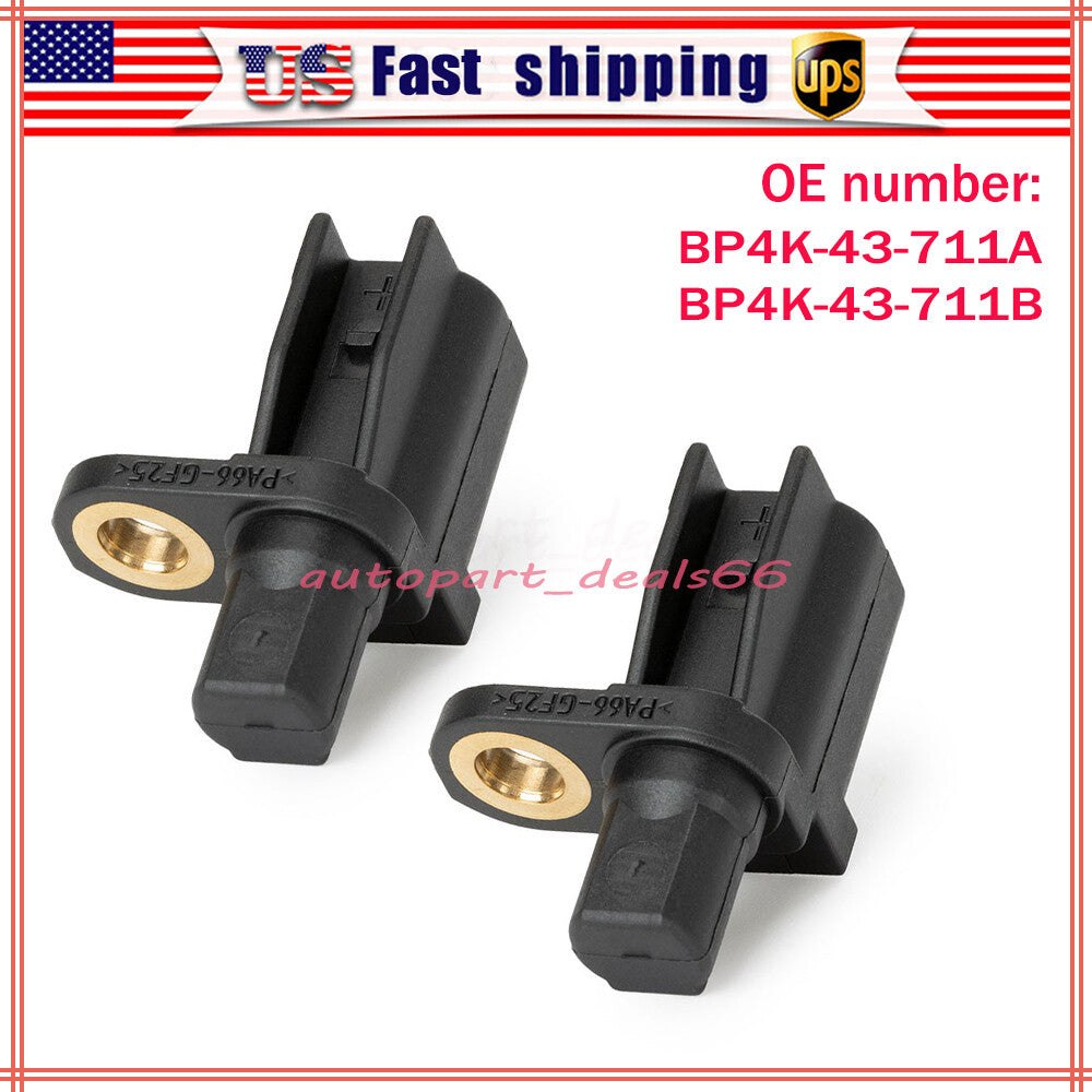 Set of 2 Rear ABS Wheel Speed Sensor Left Right Fit for FORD ESCAPE 2013-2018