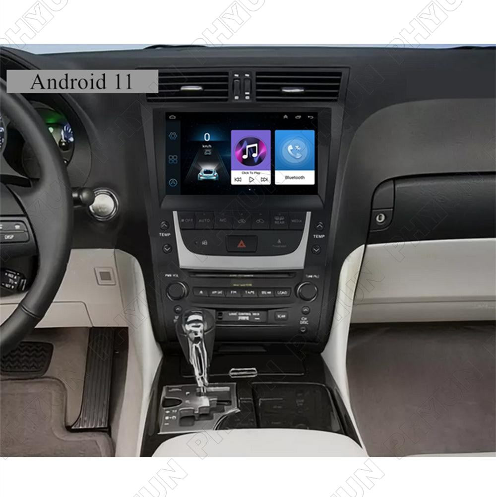 9 Android 11.0 Stereo Radio GPS Head Unit Wifi FM for Lexus GS Series 2005-2011