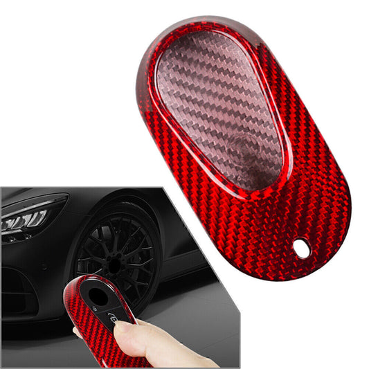Red Key Fob Case Cover for Mercedes-Benz S Class S400 S350l S450l 2021