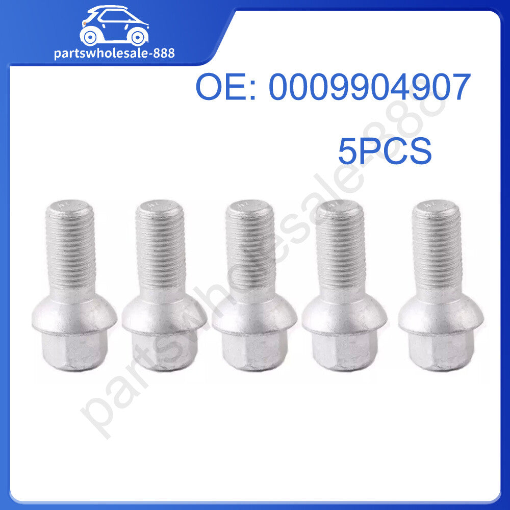 5 Wheel Lug Bolts Studs Nuts New for Mercedes W204 W211 C209 W164 W251
