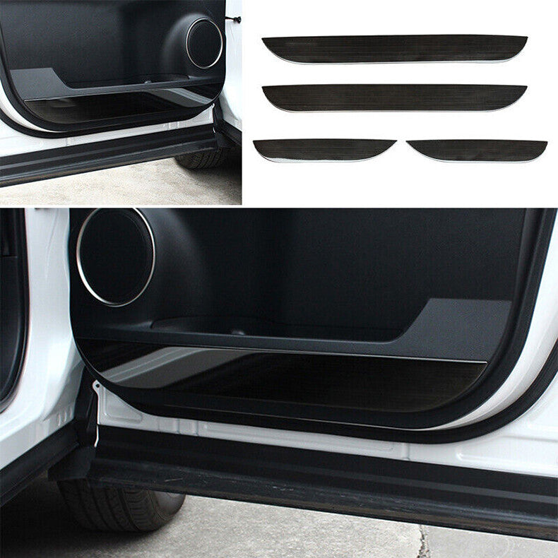 for Lexus NX200t 300h 2015-21 Black Steel Inner Door Anti-Kick Panel Guard Trim