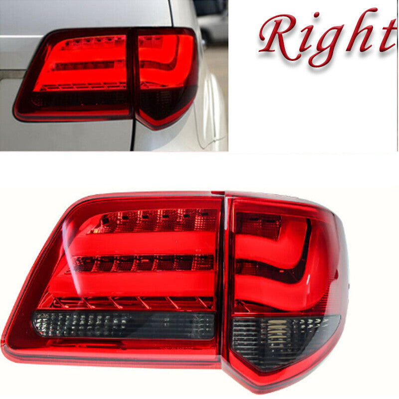 2-piece set of right rear taillight and brake light (inner and outer), suitable for Toyota Fortuner 2012-2014.