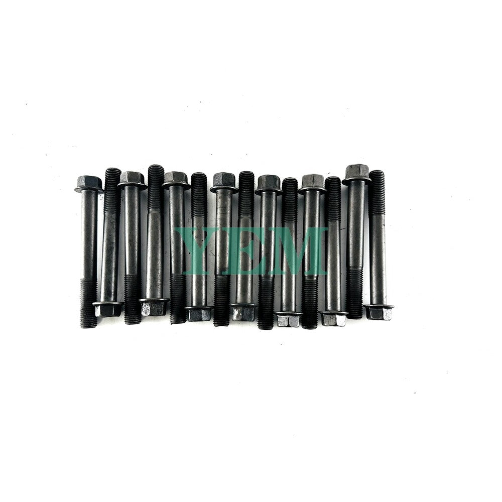 1 Set Engine Head Bolt 14pcs For Yanmar 3TNV74 Engine 3TNV74 Cylinder Head Bolt