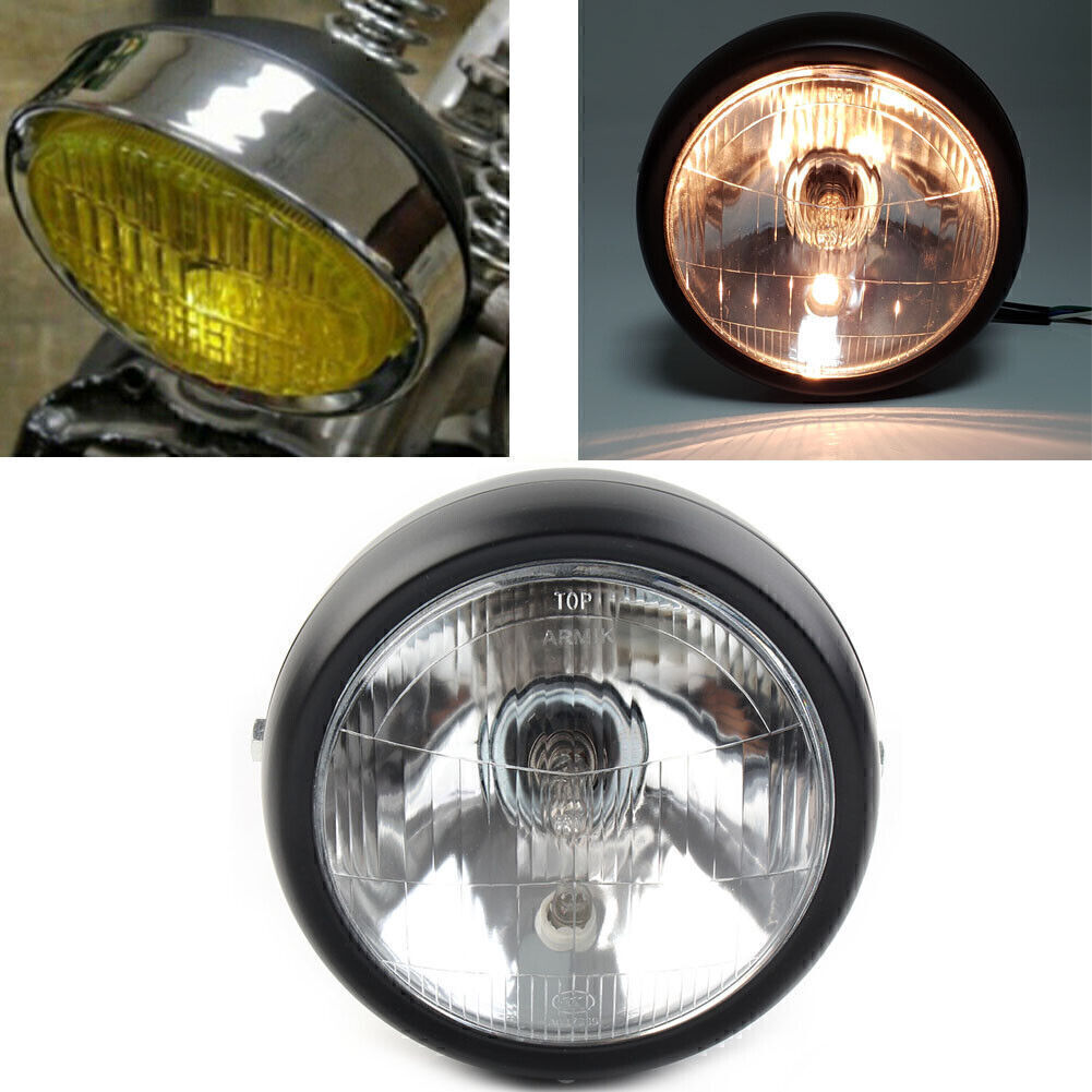 Motorcycle 5.75 Headlight Headlamp Clear Lens for Harley Dyna Softai Sportster