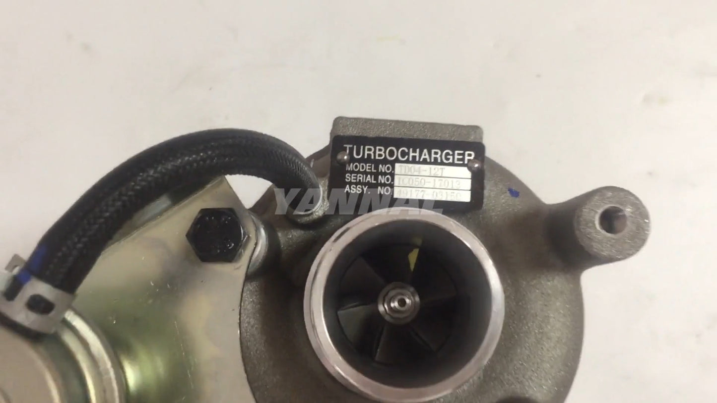 1C050-17011 Turbocharger - Turbocharger suitable for Kubota V3600 engine