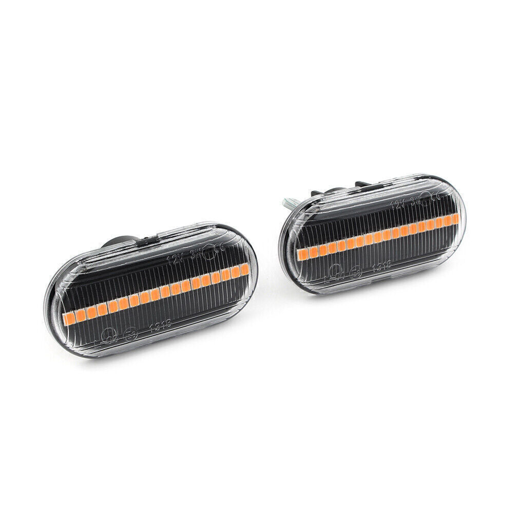 Dynamic Clear LED Side Marker Light Turn Signal Lamp for Smart Fortwo W453 C453